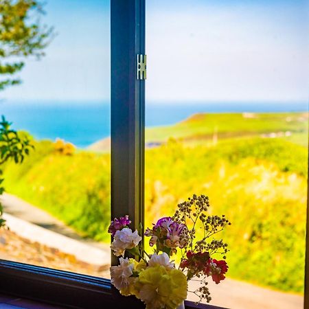 Polrunny Farm Elderberry Cottage With Sea View Боскасл Экстерьер фото